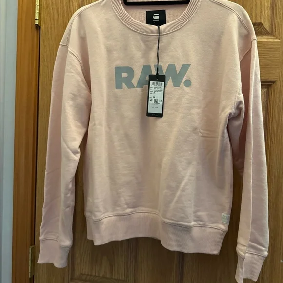 NWT G-Star Premium Core Crewneck in Pink - Picture 3 of 7